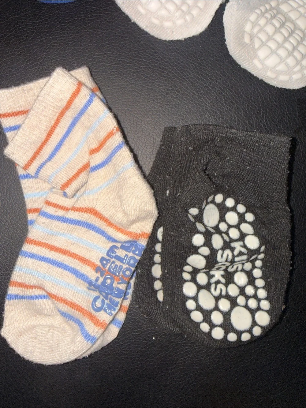 Non-Slip Infant/Toddler Grip Socks Assorted Colors